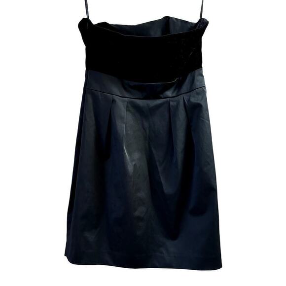 Banana Republic Strapless Above Knee & Mini Dress Black Size 6 - Picture 2 of 7